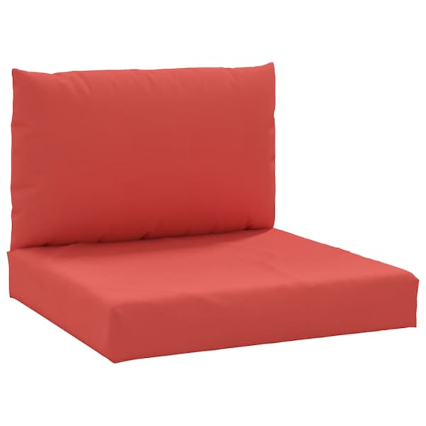 vidaXL euroaluse istmepadjad 2 tk, punane, oxford kangas