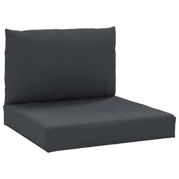 vidaXL euroaluse istmepadjad 2 tk, must, oxford kangas