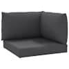 vidaXL euroaluse istmepadjad 3 tk, antratsiithall, oxford-kangas