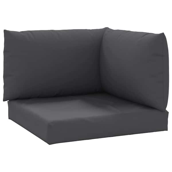 vidaXL euroaluse istmepadjad 3 tk, antratsiithall, oxford-kangas