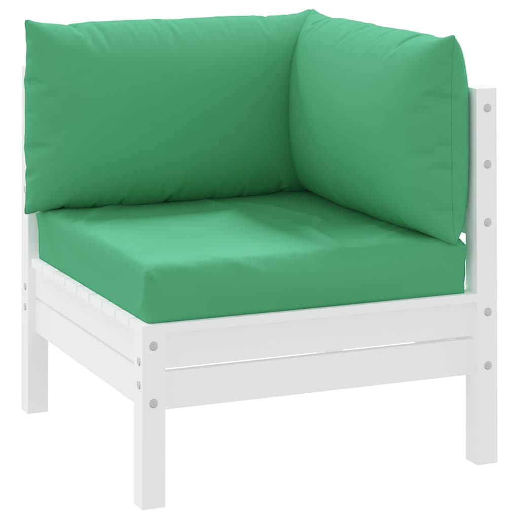 vidaXL Palletkussens 3 st oxford stof groen afbeelding