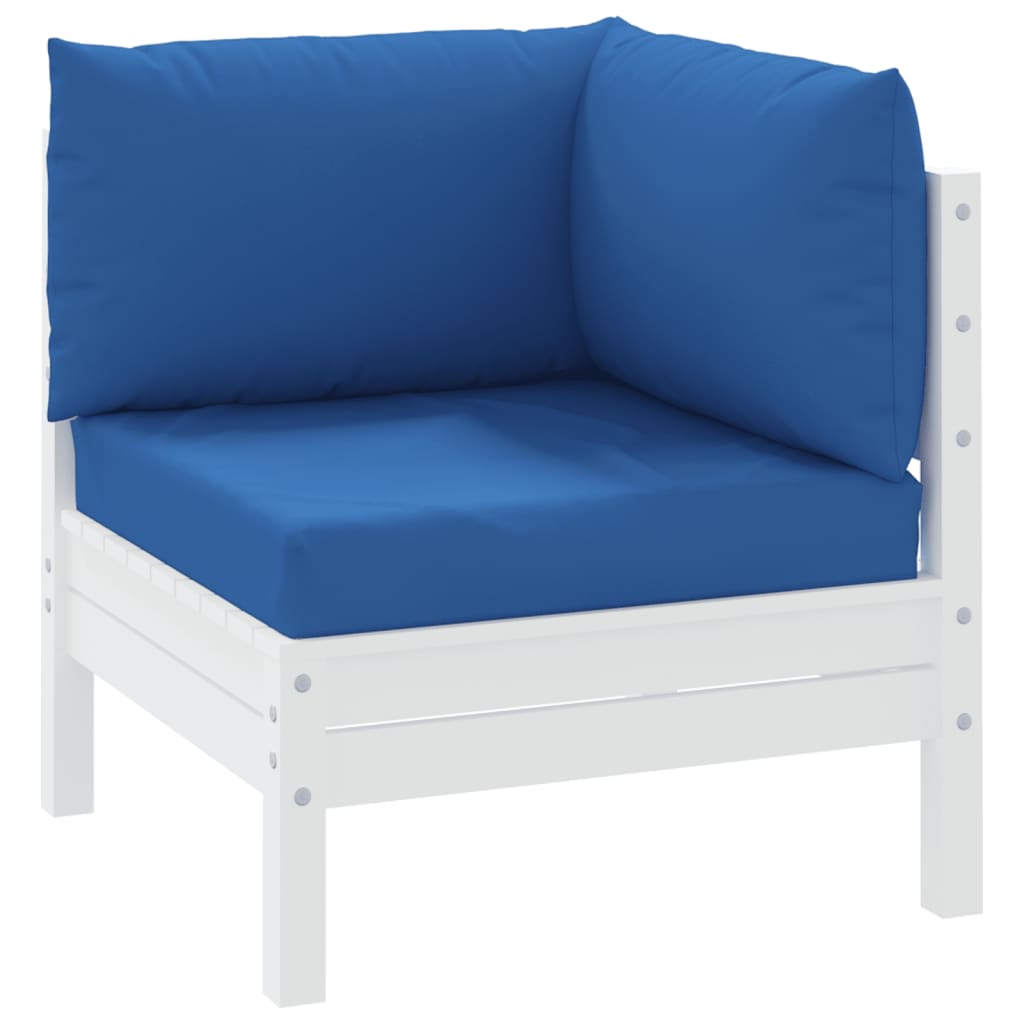 vidaXL Palletkussens 3 st oxford stof blauw afbeelding
