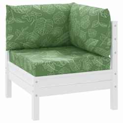 vidaXL Palletkussens 3 st bladpatroon oxford stof