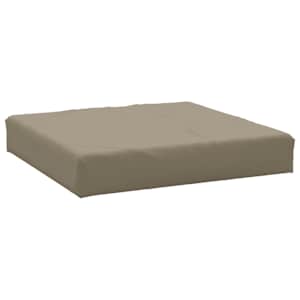 vidaXL euroaluse istmepadi, pruunikas,60x60x9,5 cm, kangas