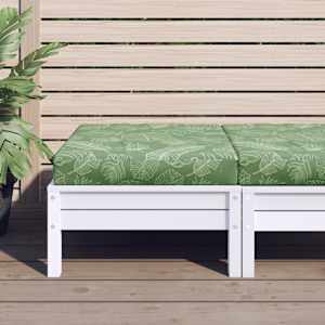 Blazina za palete vzorec listja 60x60x8 cm oxford tkanina