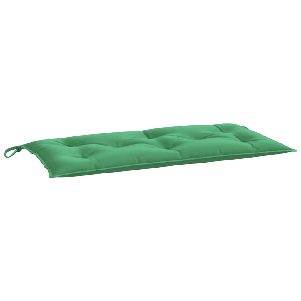 vidaXL Poduška na zahradní lavici zelená 110x50x7 cm oxfordská látka