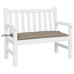 Poduška na zahradní lavici taupe 110x50x7 cm oxfordská látka - obrázek 3