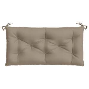 Poduška na zahradní lavici taupe 110x50x7 cm oxfordská látka - obrázek 4