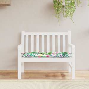 Poduška na zahradní lavici vícebarevná 110 x 50 x 7 cm textil - obrázek 1