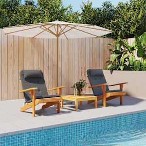 Blazine za stole Adirondack 2 kosa antracit oxford tkanina