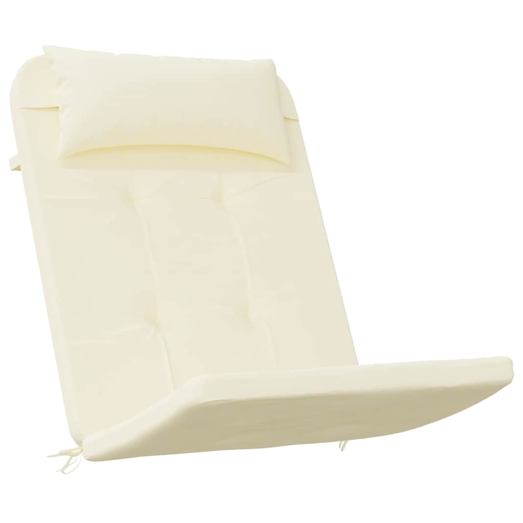 Thumbnail - vidaXL Adirondack-Auflagen 2 Stk. Creme Oxford-Gewebe