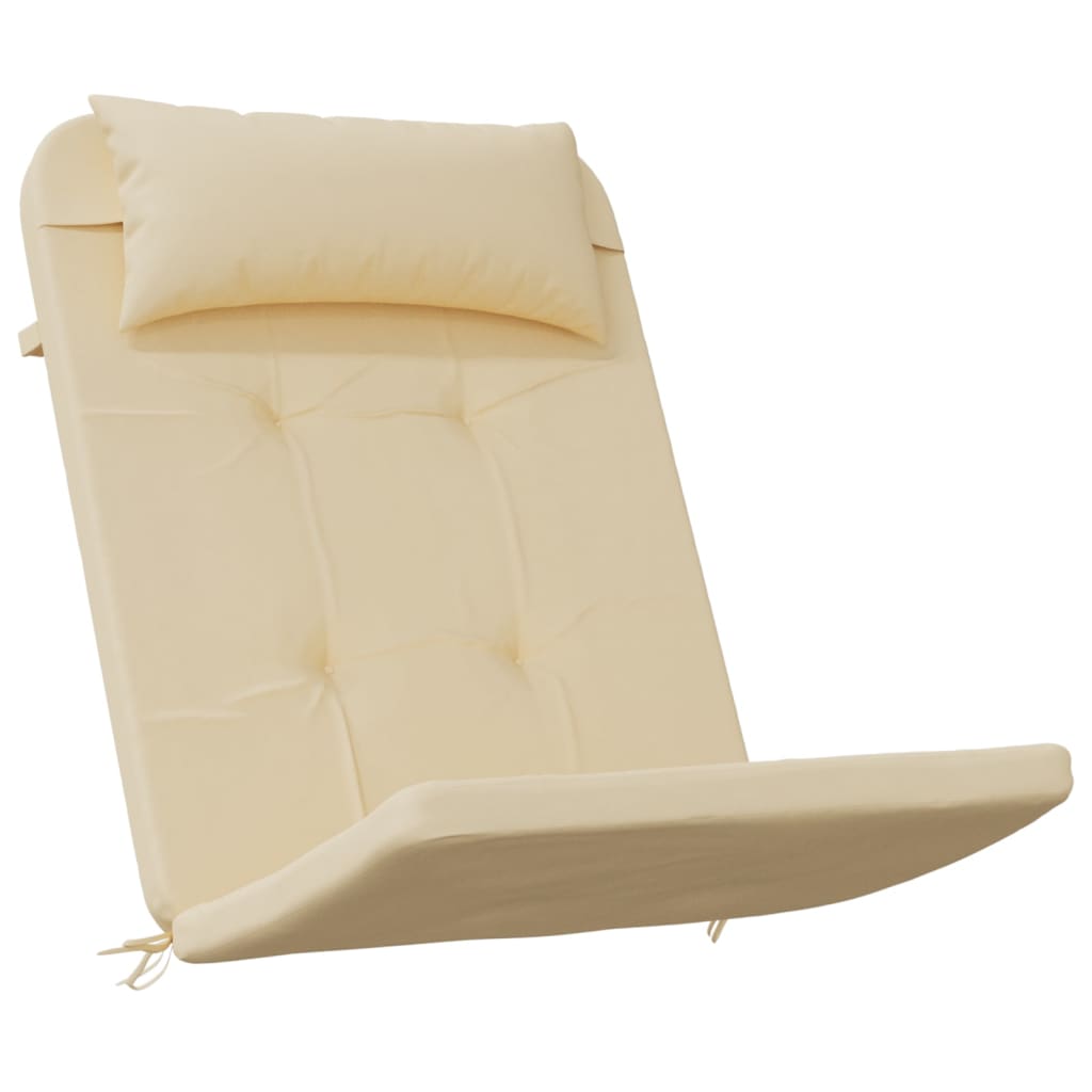 vidaXL 2 db bézs oxford-szövet Adirondack-székpárna