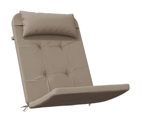vidaXL Adirondack Chair Cushions 2 pcs Taupe Oxford Fabric