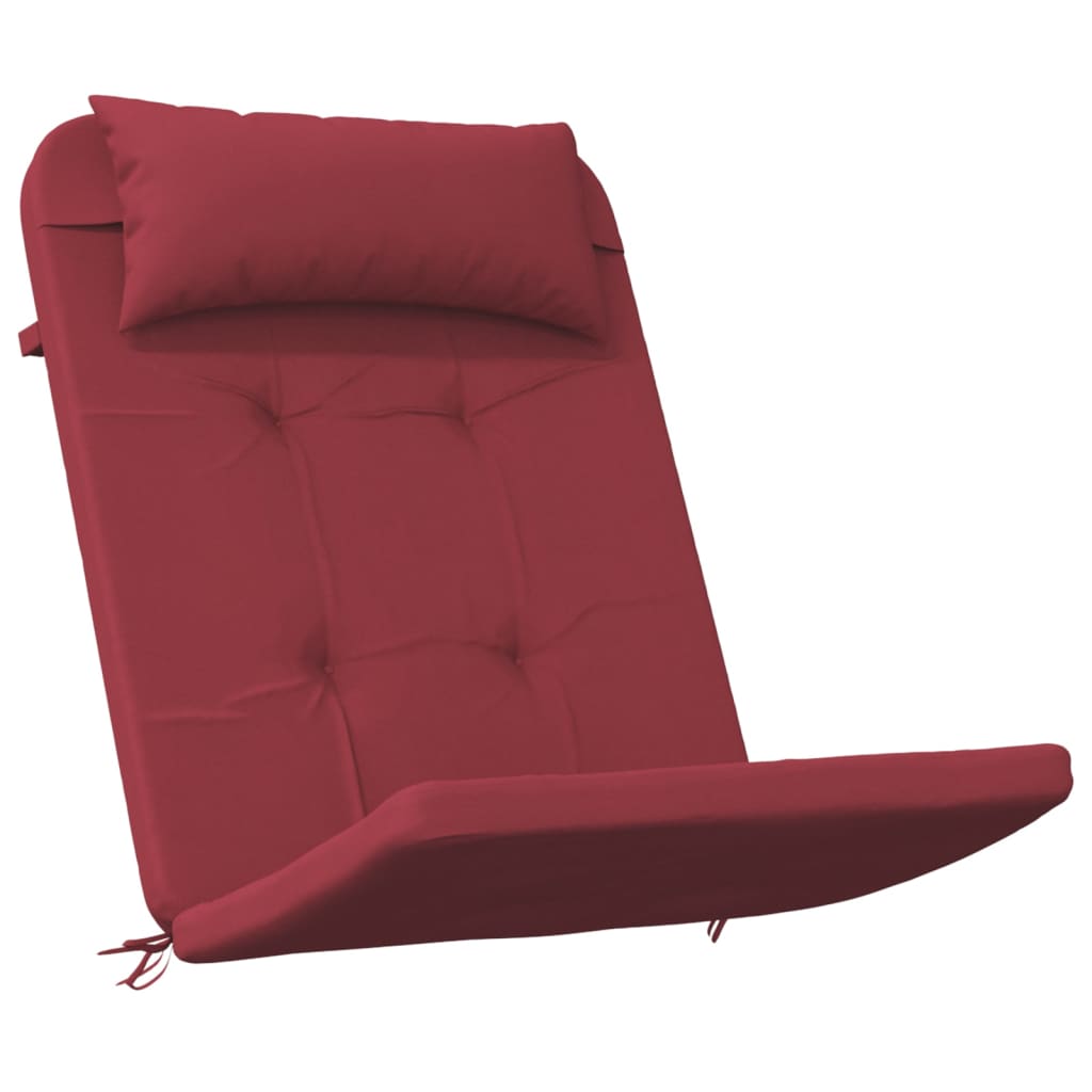 vidaXL Perne pentru scaun Adirondack, 2 buc, roșu vin, textil oxford