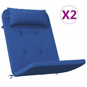 vidaXL Toolipadjad 2 tk Oxfordi kangas Sinine 58 x 77 x 4,5 cm