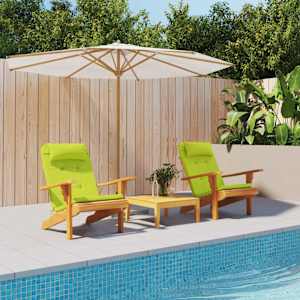 Blazine za stole 2 pcs Svetlo zelena. 58 x 77 x 4,5 cm