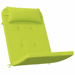 Polštáře na židle 2 pcs Jasně zelená 58 x 77 x 4,5 cm - obrázek 5