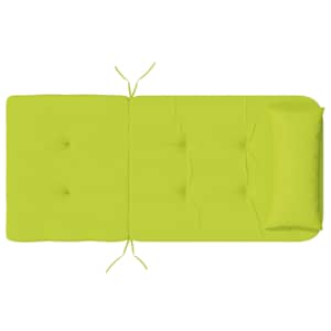 Polštáře na židle 2 pcs Jasně zelená 58 x 77 x 4,5 cm - obrázek 8