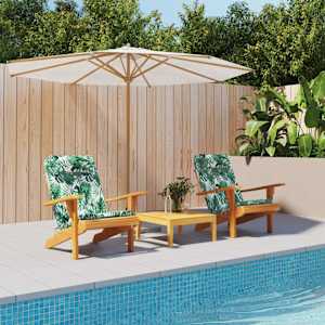 Blazine za stole List 2 pcs Vzorec lista 58 x 77 x 4,5 cm