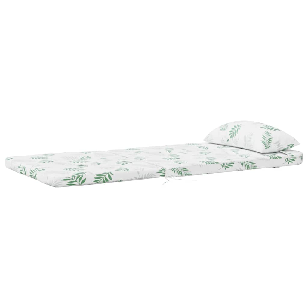 vidaXL Adirondack Stoelkussens 2 st bladpatroon oxford stof groen, foto 4