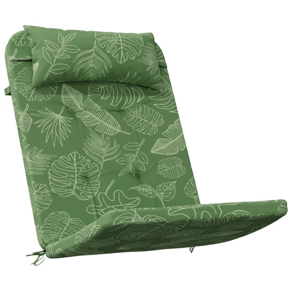 vidaXL Perne de scaun adirondack, 2 buc, model frunze, textil Oxford