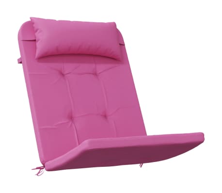 vidaXL Μαξιλάρια Καρέκλας Adirondack 2 τεμ. Ροζ από Ύφασμα Oxford