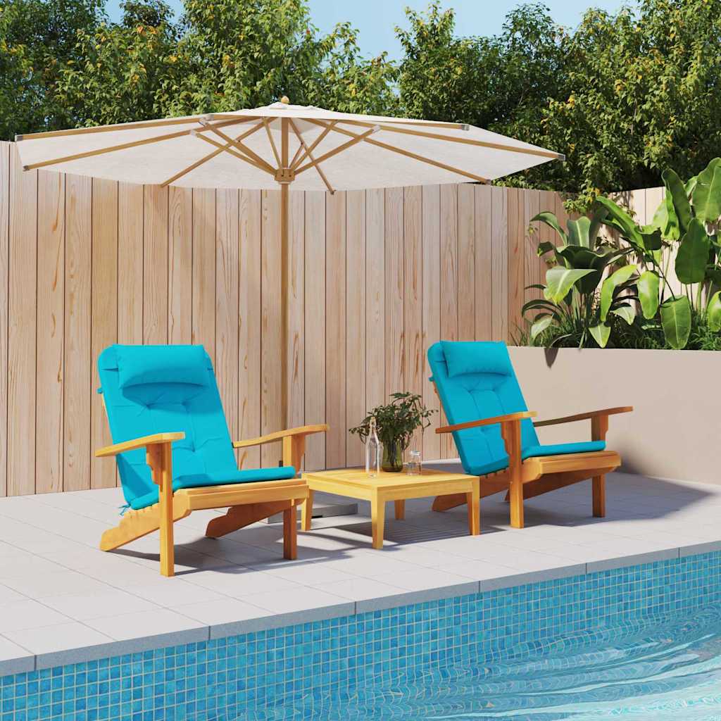 Turkis pude Turkis Polyester 58 cm x 77 cm Aftagelige covers