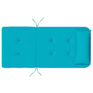 Polštáře na židle 2 pcs Tyrkysová 58 x 77 x 4,5 cm Oxford látka - obrázek 8