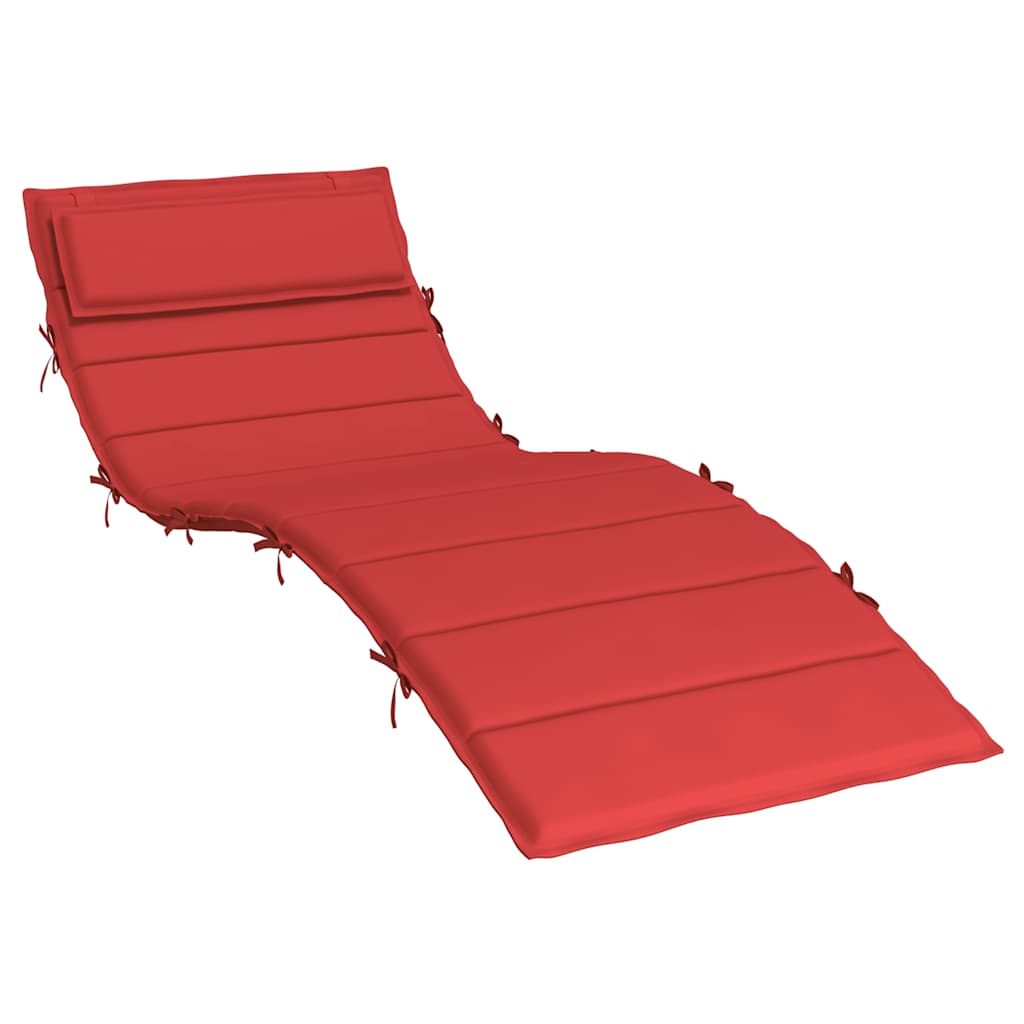 Thumbnail - vidaXL Sonnenliegen-Auflage Rot 180x60x4 cm Oxford-Gewebe