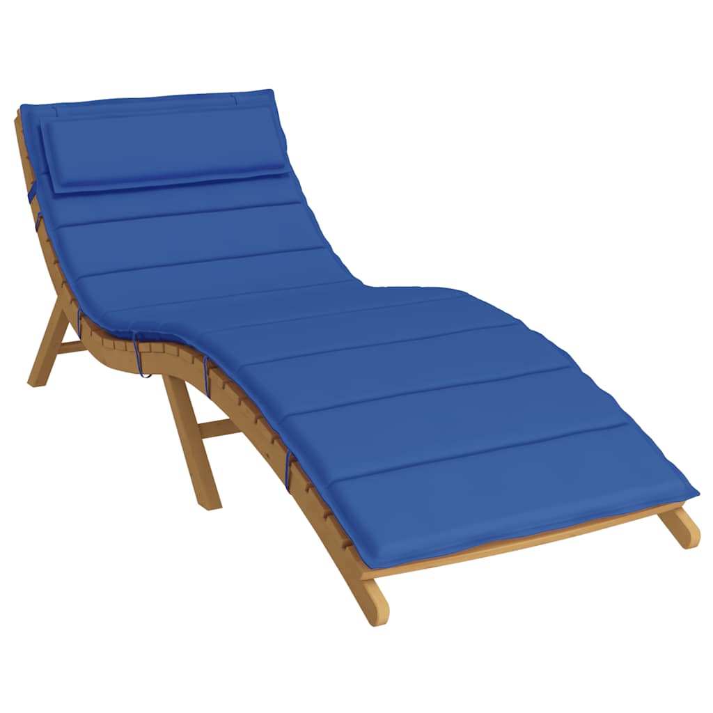 vidaXL Podložka na ležadlo kráľovská modrá 180x60x4cm oxfordská látka