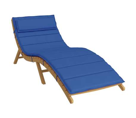 vidaXL Sonnenliegen-Auflage K&ouml;nigsblau 180x60x4 cm Oxford-Gewebe