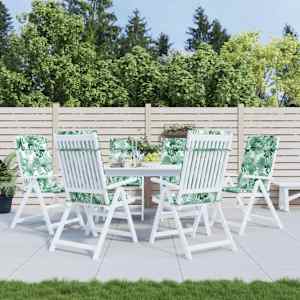 Blazine za stole 6 kosov vzorec listov oxford tkanina