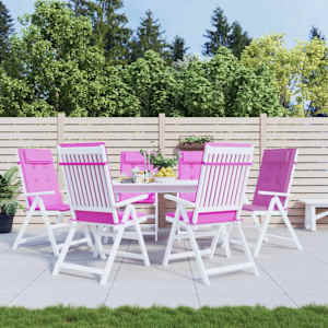 Blazine za stole 6 kosov roza oxford tkanina