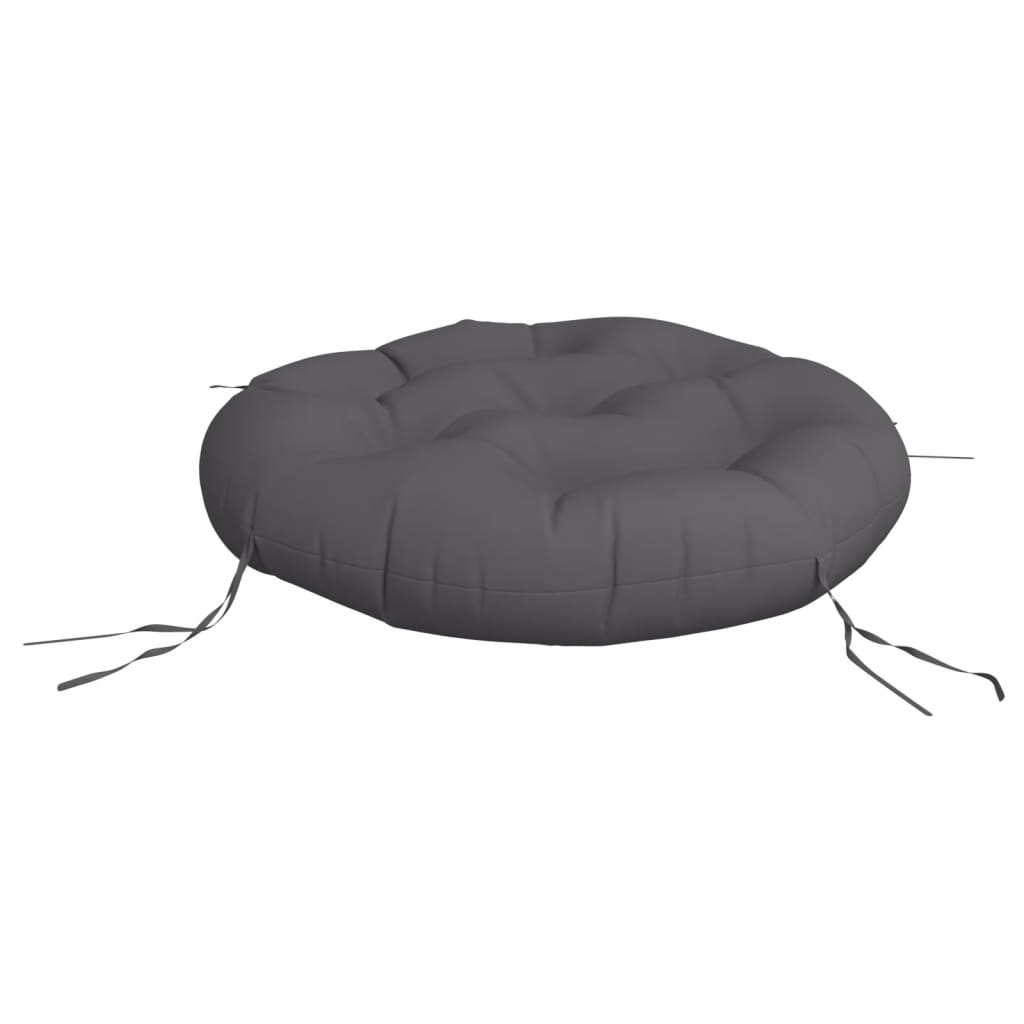 vidaXL Zitkussen rond Ø 60 x11 cm oxford stof antracietkleurig, foto 2