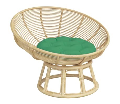 vidaXL Coussin rond vert &Oslash; 60 x11 cm tissu oxford