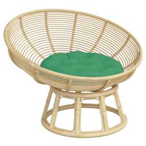 vidaXL Coussin rond vert &Oslash; 60 x11 cm tissu oxford