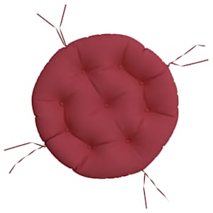 vidaXL &uuml;mmargune istmepadi, veinipunane, &Oslash;60 x 11 cm, oxford kangas
