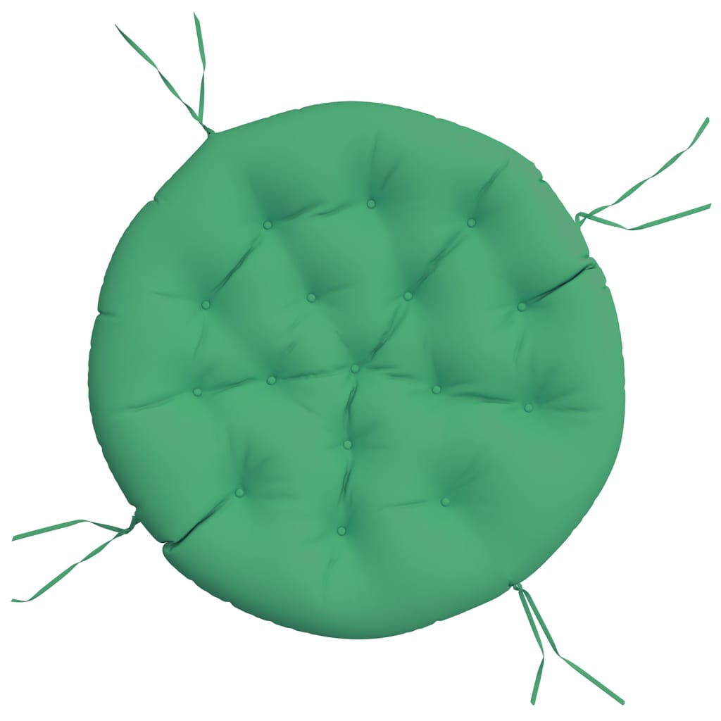 vidaXL Zitkussen rond Ø 100x11 cm oxford stof groen