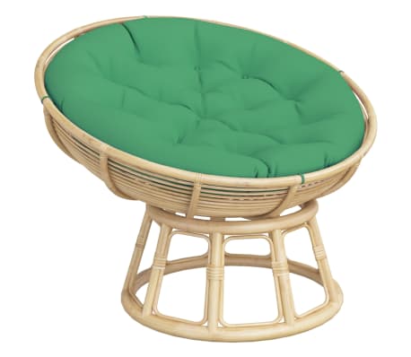 vidaXL Okrągła poduszka, zielona, &Oslash; 100 x11 cm, tkanina Oxford