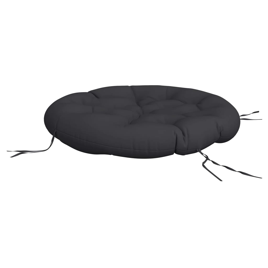 vidaXL Zitkussen rond Ø 100x11 cm oxford stof zwart, foto 2