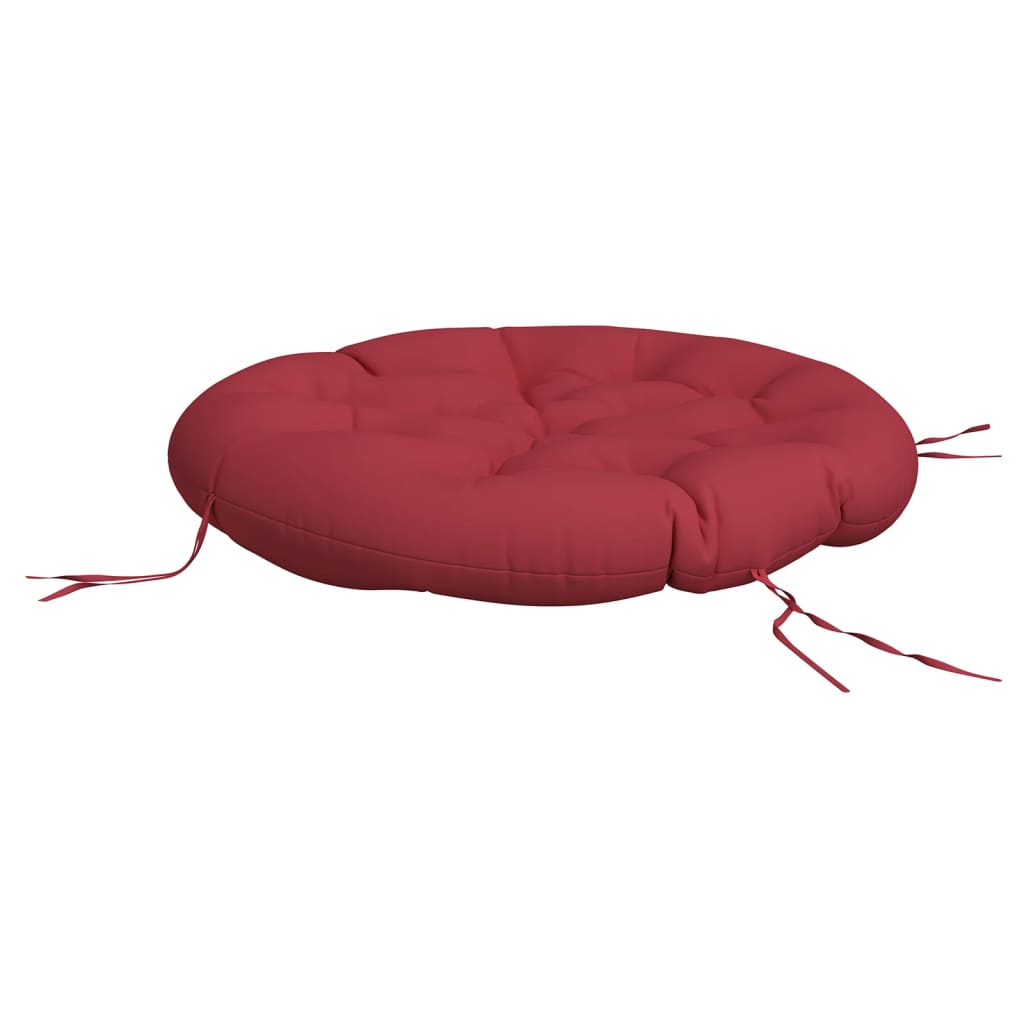 vidaXL Zitkussen rond Ø 100x11 cm oxford stof wijnrood, foto 2