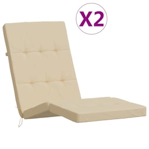 vidaXL terrassitooli istmepadjad 2 tk, beež, oxford kangas