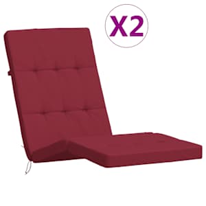 vidaXL terrassitooli istmepadjad 2 tk, veinipunane, oxford kangas