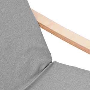 Relaxační křeslo s podnožkou světle šedé textil - obrázek 8