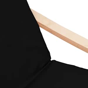 Relaxační křeslo s podnožkou černé textil - obrázek 8