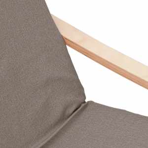 Relaxační křeslo s podnožkou taupe textil - obrázek 8