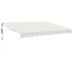 Automatická zatahovací markýza krémová 3,5 x 2,5 m - obrázek 2