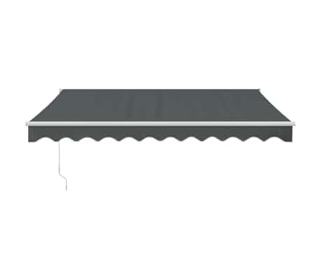vidaXL Luifel automatisch uitschuifbaar 3x2,5 m antracietkleurig