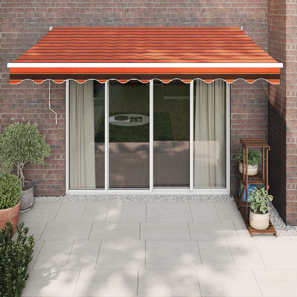 vidaXL Toldo lateral retráctil, persiana enrollable para ventana, pantalla  de privacidad plegable al aire libre para terraza, porche, jardín, terraza