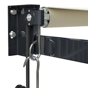 Automatická zatahovací markýza krémová 3,5 x 2,5 m - obrázek 7